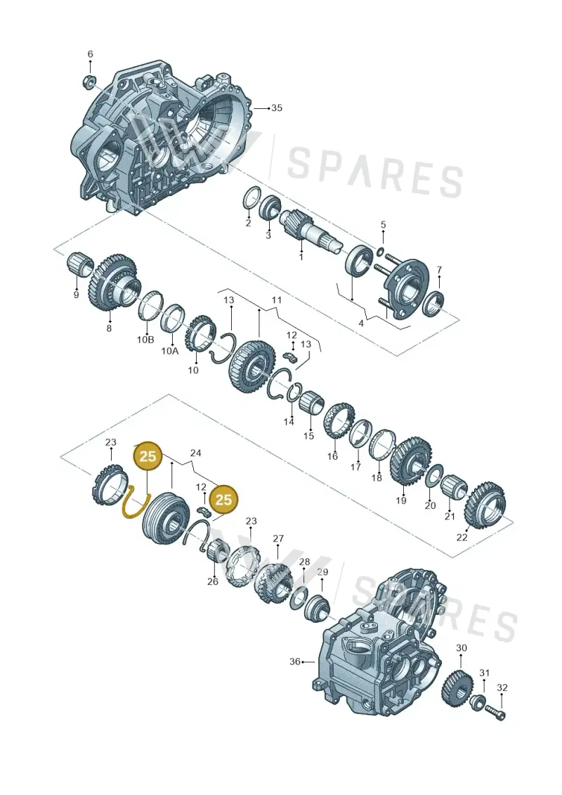 0A4311311 — SEAT Toledo Reference (2015-2019) diagram 201311380, position 25