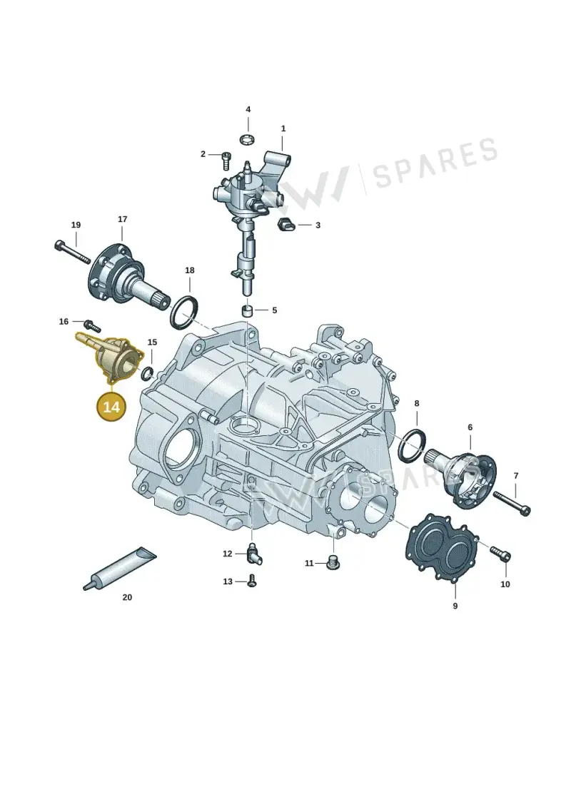 0A5141671S — SEAT Formentor TSI CUPRA (2020-) diagram 5h0301150, position 14