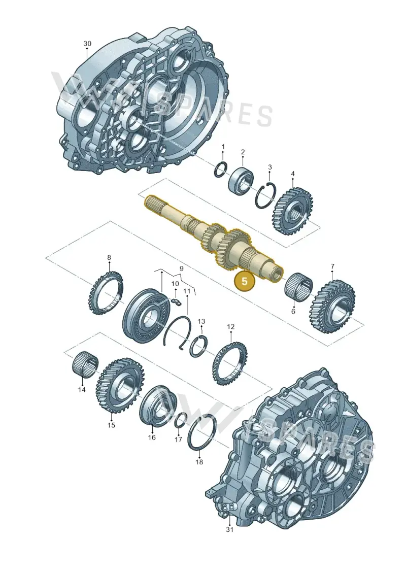0A5311103A — SEAT Alhambra Stylance (2015-2022) diagram 863311250, position 5
