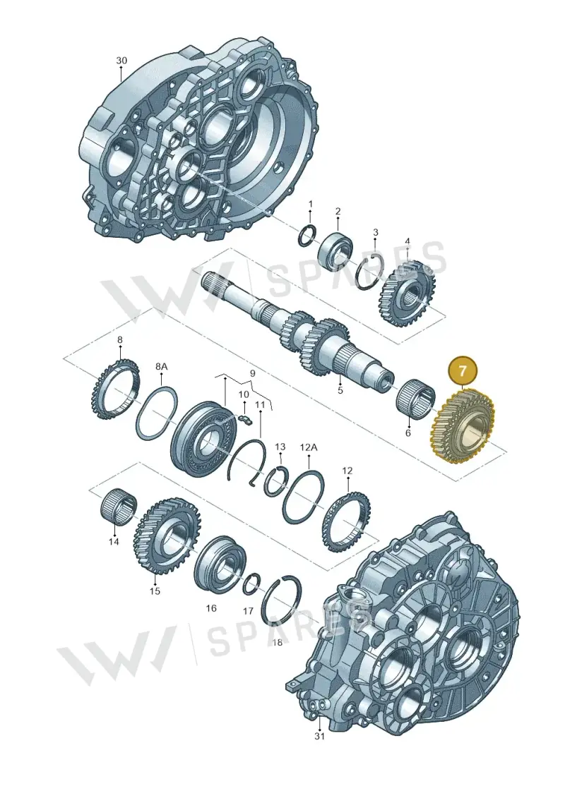 0A5311158AB — SEAT Alhambra Stylance (2010-2013) diagram 731311250, position 7