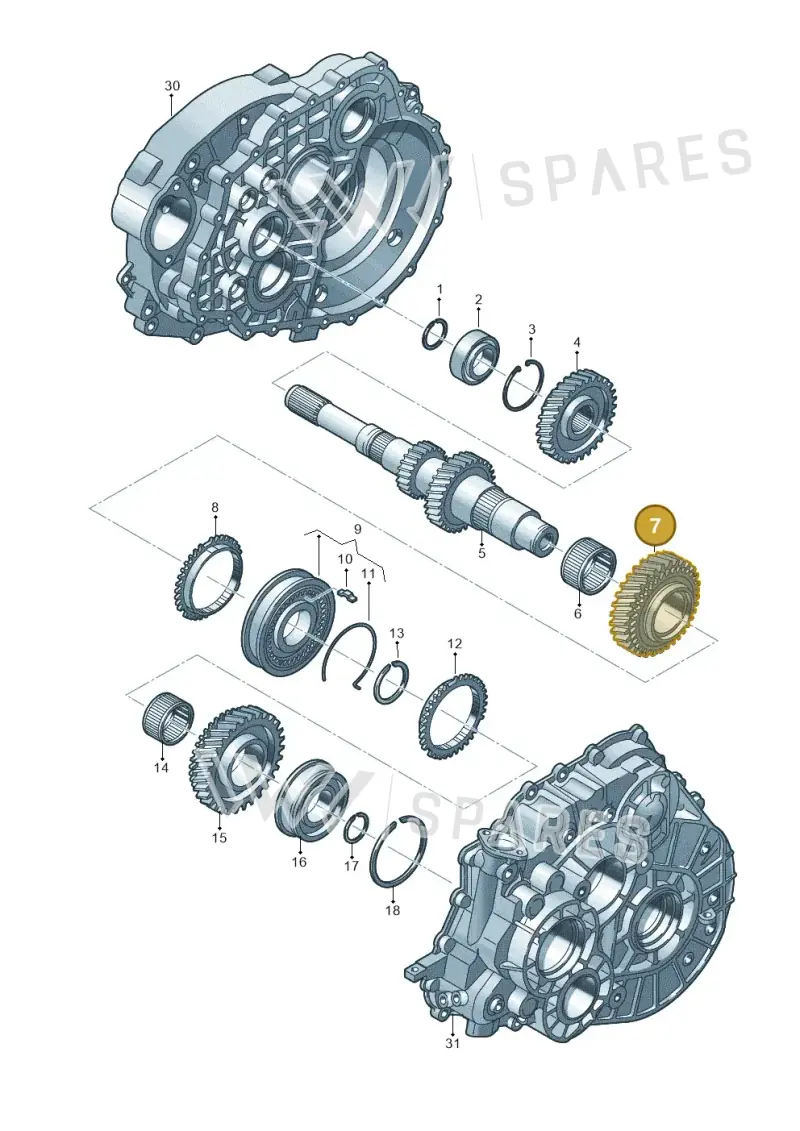 0A5311158AM — SEAT Alhambra Stylance (2015-2022) diagram 863311250, position 7