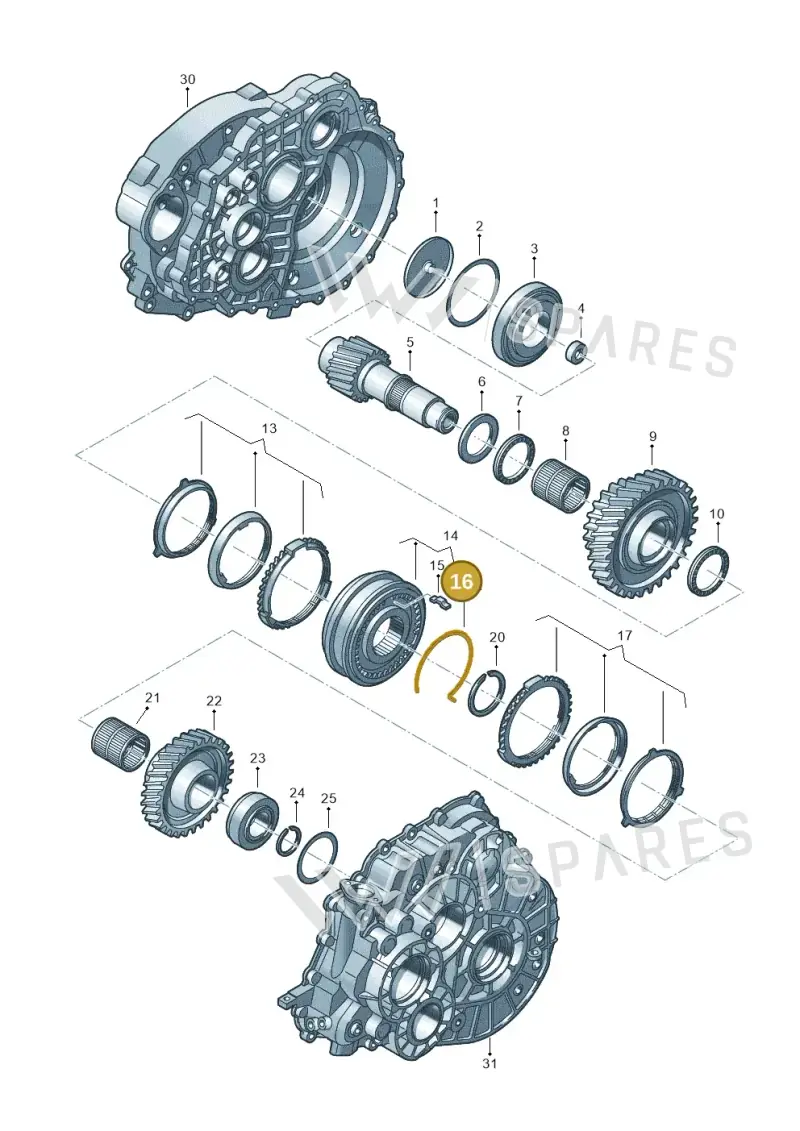 0A5311249A — SEAT Alhambra Stylance (2015-2022) diagram 732311260, position 16