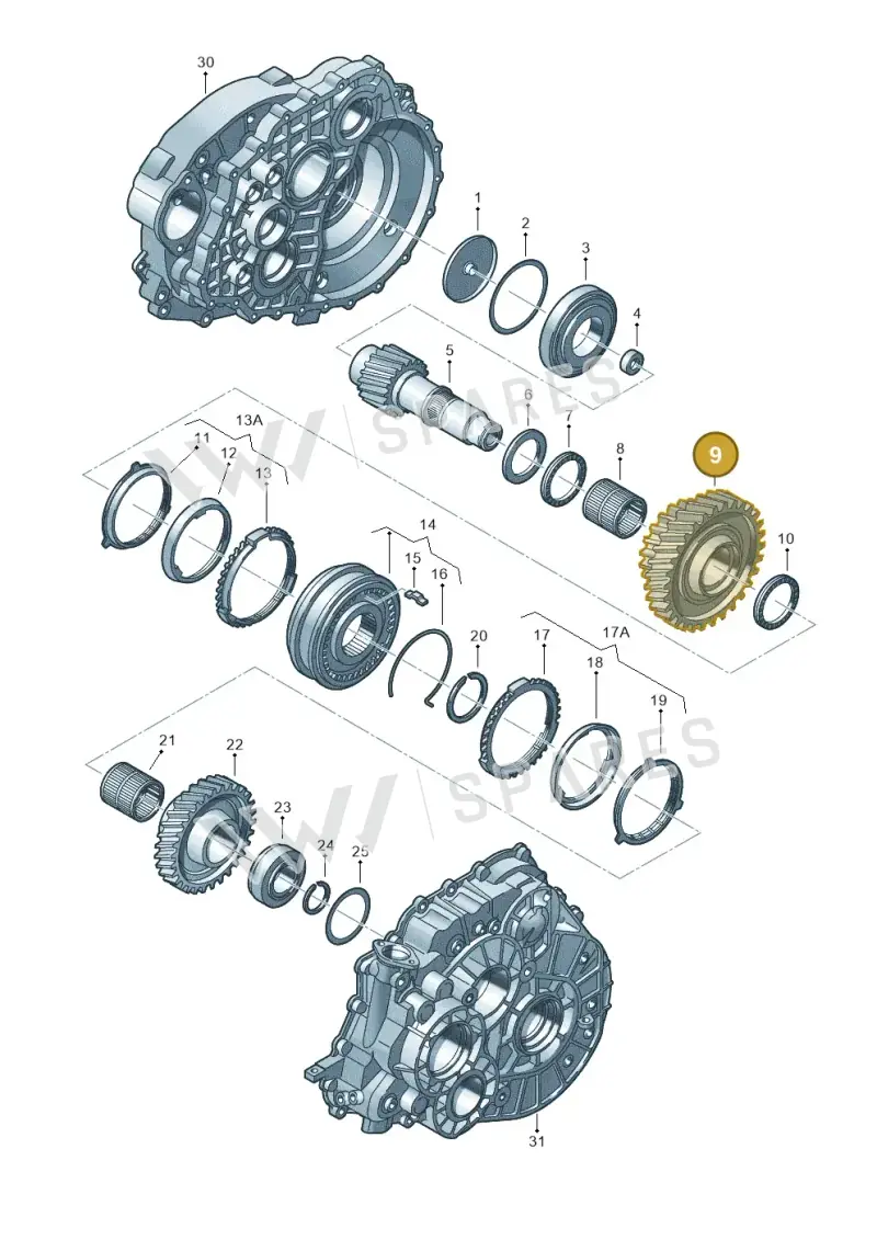 0A5311250P — SEAT Alhambra Stylance (2010-2013) diagram 731311260, position 9