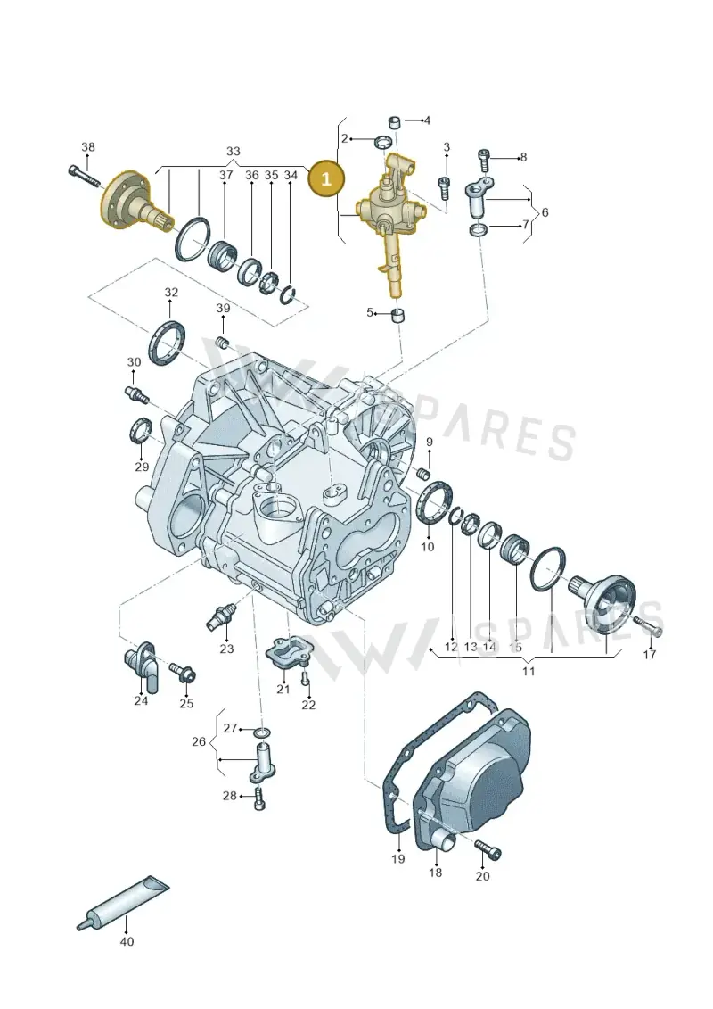 0AF301230K — SEAT Leon ST Stylance (2016-2020) diagram 827305050, position 1
