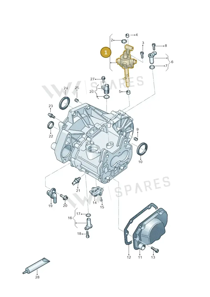 0AF301230K — SEAT Arona FR (2017-) diagram 892305020, position 1