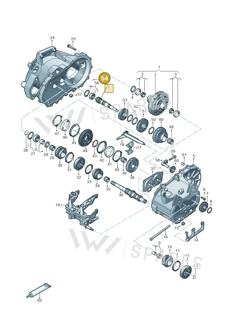0AH311198A — SEAT Leon style (2019-) diagram 827305060, position 54