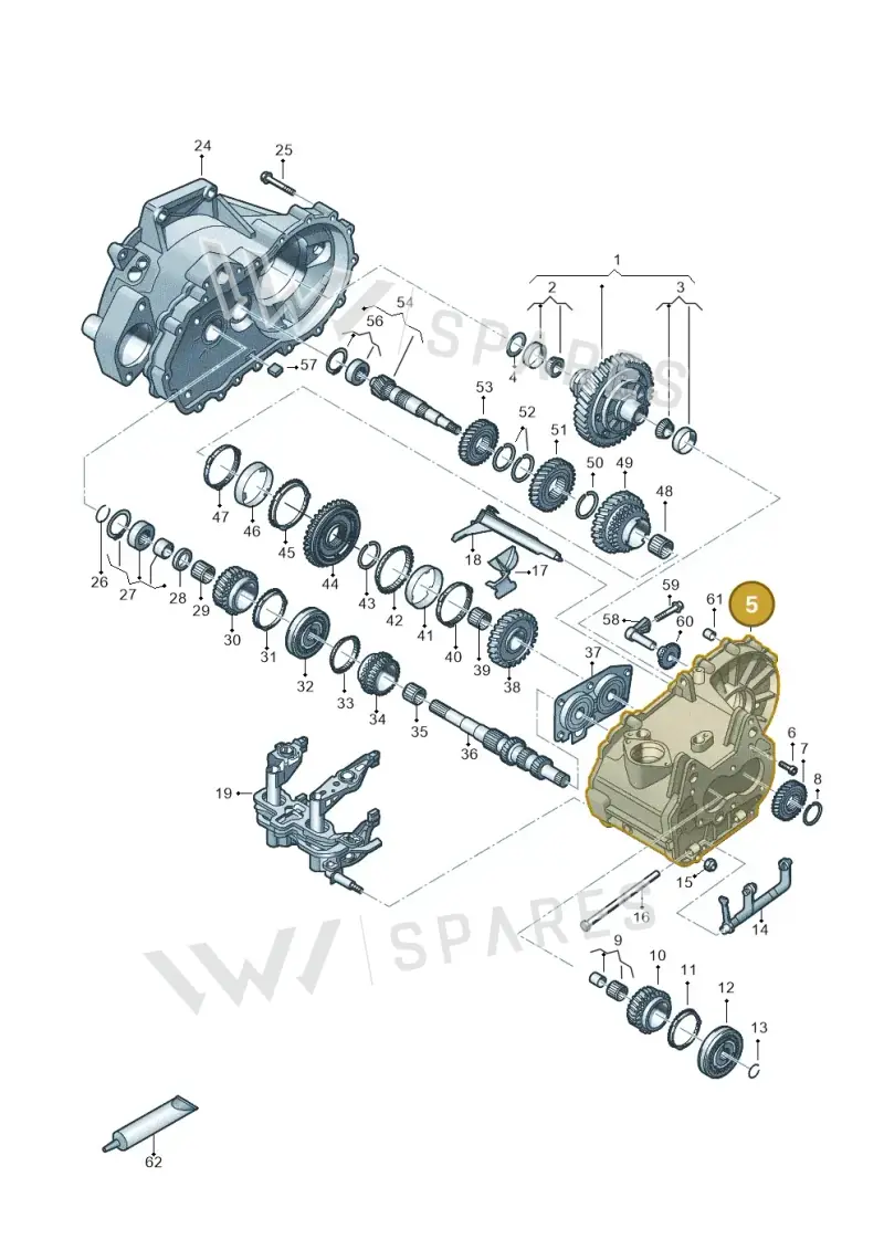 0AJ301103H — SEAT Leon style (2019-) diagram 827305060, position 5