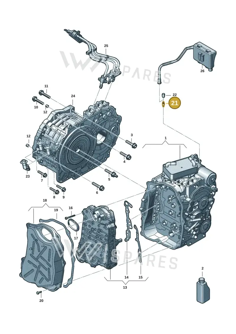 0AM409847 — SEAT Leon style (2019-) diagram 5h0300700, position 21