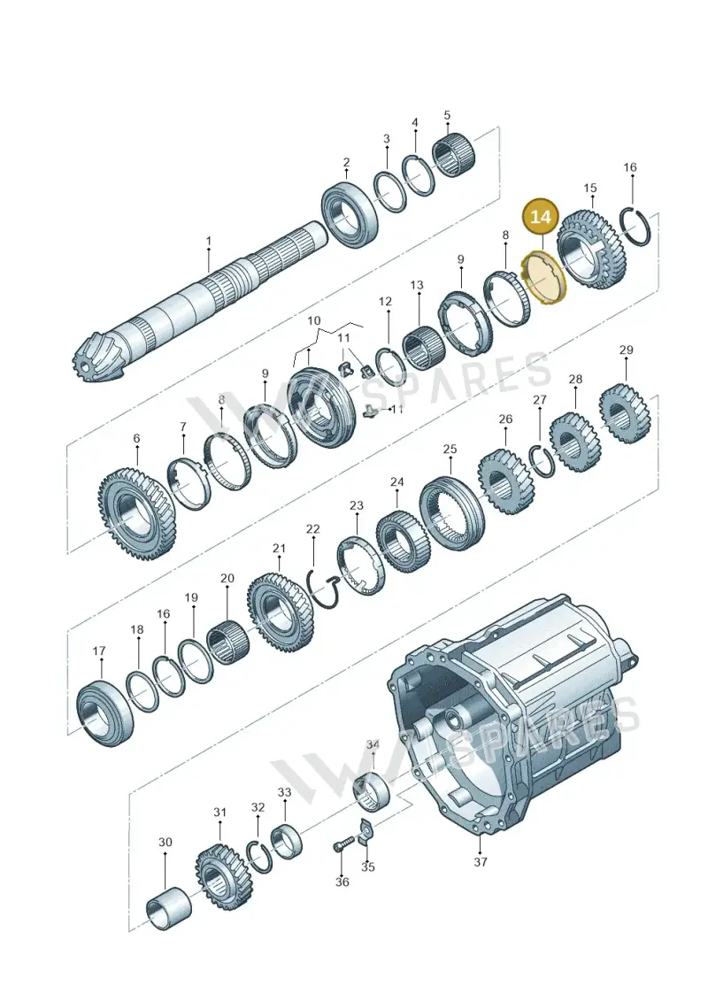 0B1311277 — SEAT Exeo ST Reference (2008-2011) diagram 448311400, position 14