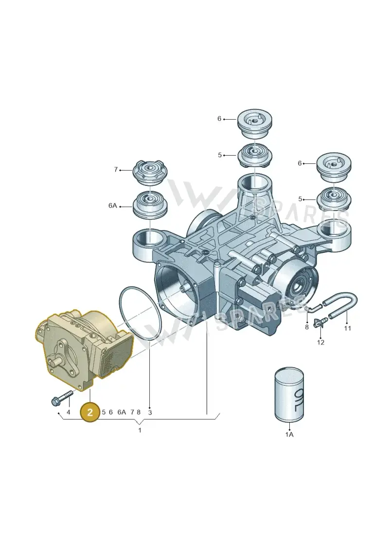 0BR525554A — SEAT Altea XL (2013-) diagram 412525100, position 2