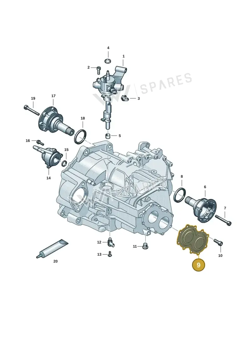 0C9301211C — SEAT Formentor TSI CUPRA (2020-) diagram 5h0301150, position 9