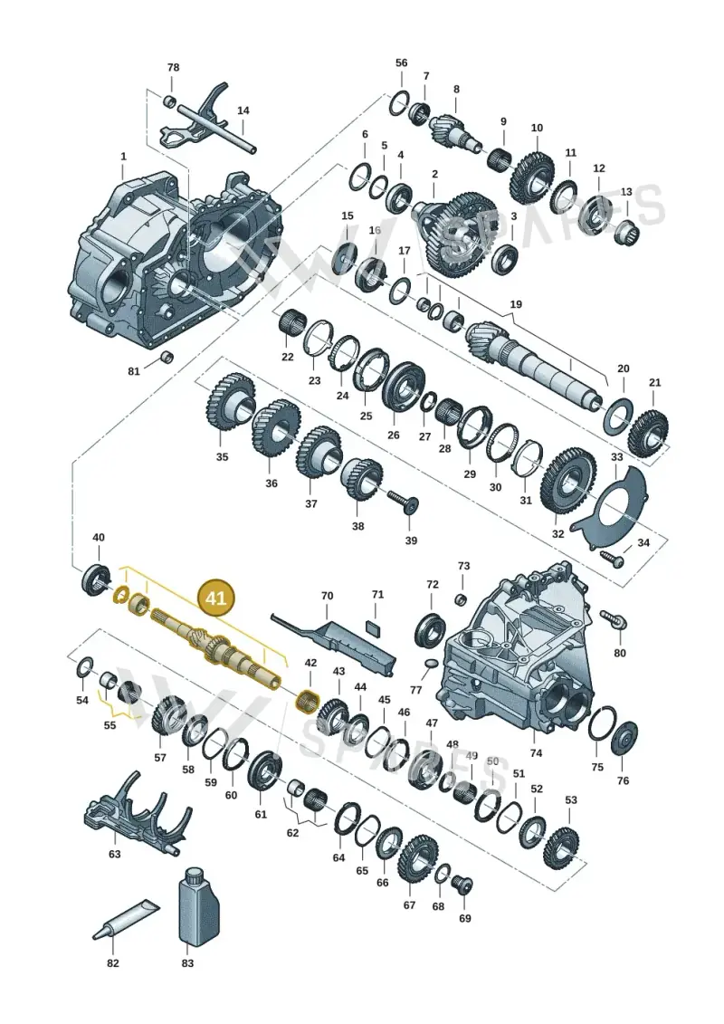 0C9311095C — SEAT Formentor TSI CUPRA (2020-) diagram 5h0311150, position 41