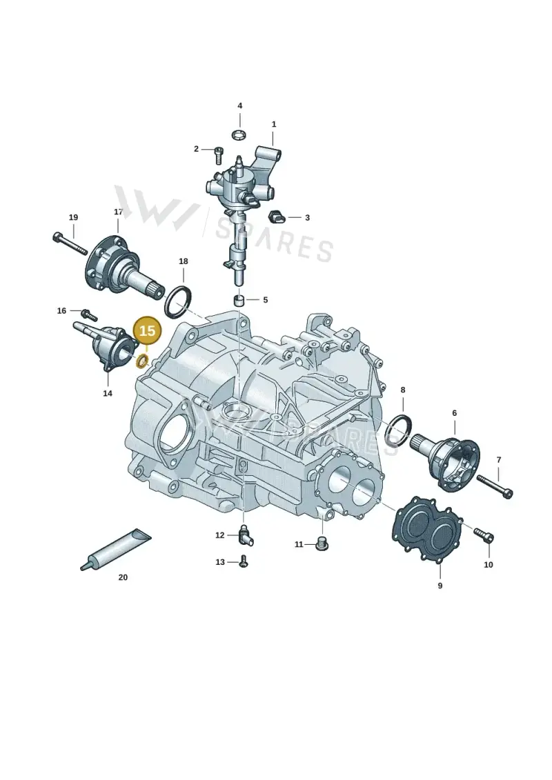 0C9311113B — SEAT Formentor TSI CUPRA (2020-) diagram 5h0301150, position 15