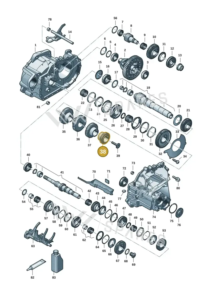 0C9311166L — SEAT Formentor TSI CUPRA (2020-) diagram 5h0311150, position 38