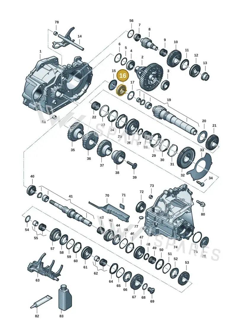 0C9311440A — SEAT Formentor TSI CUPRA (2020-) diagram 5h0311150, position 16