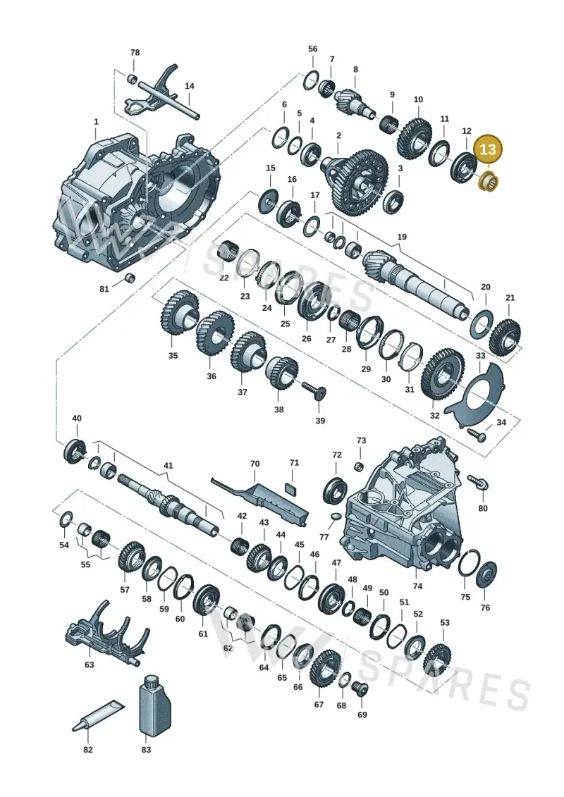0C9311523A — SEAT Formentor TSI CUPRA (2020-) diagram 5h0311150, position 13