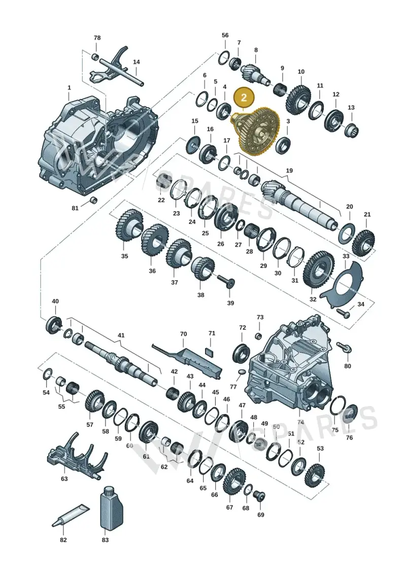 0C9409021AN — SEAT Leon style (2019-) diagram 5h0311150, position 2