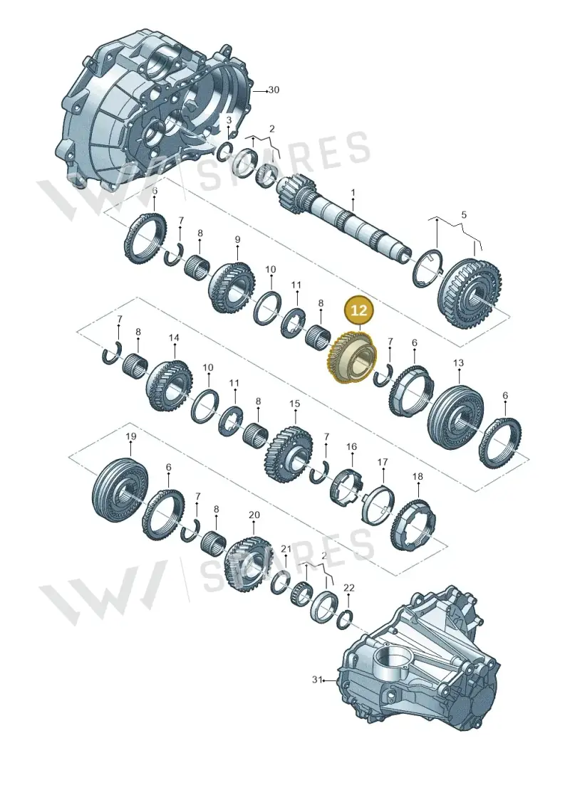 0CF311145K — SEAT Ibiza Stylance (2015-) diagram 723311010, position 12