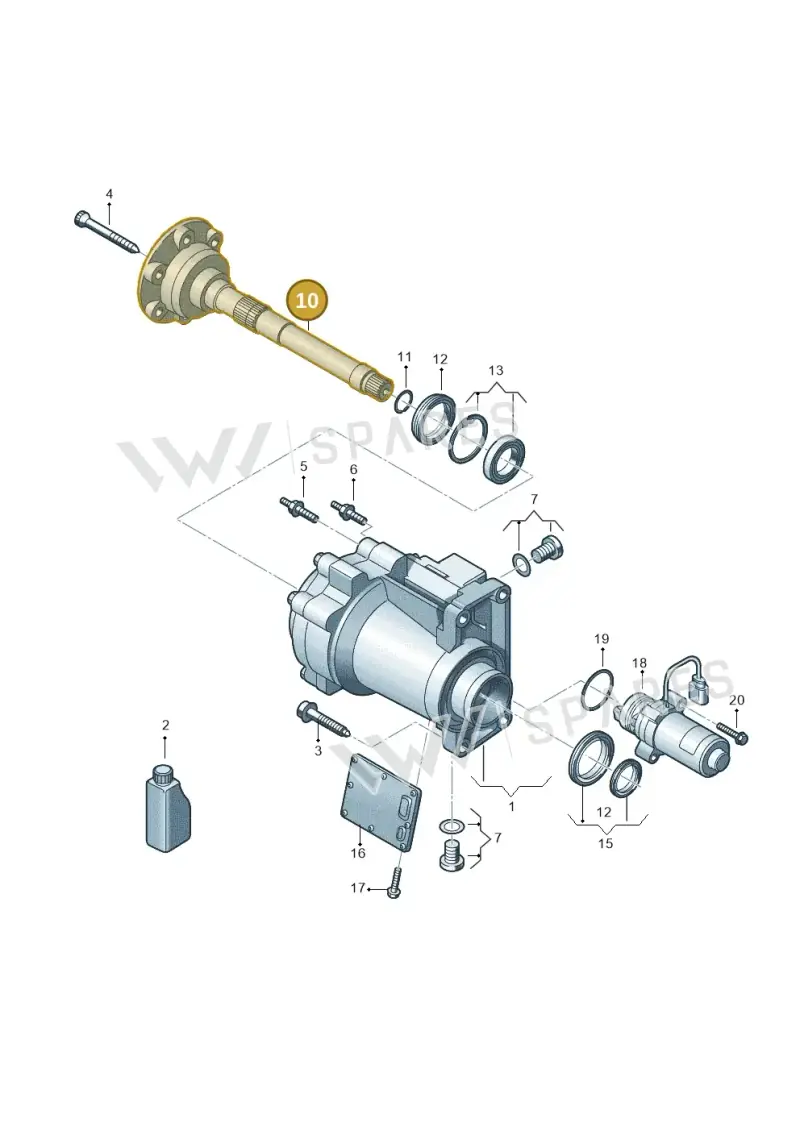 0CQ409355 — SEAT Formentor TSI CUPRA (2020-) diagram 746409400, position 10