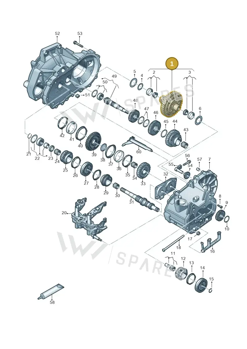 0DF409021D — SEAT Ibiza FR (2017-) diagram 837305030, position 1