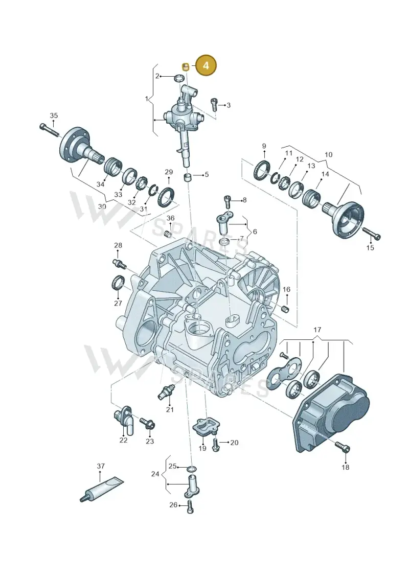 0DJ301485 — SEAT Leon style (2019-) diagram 827310020, position 4