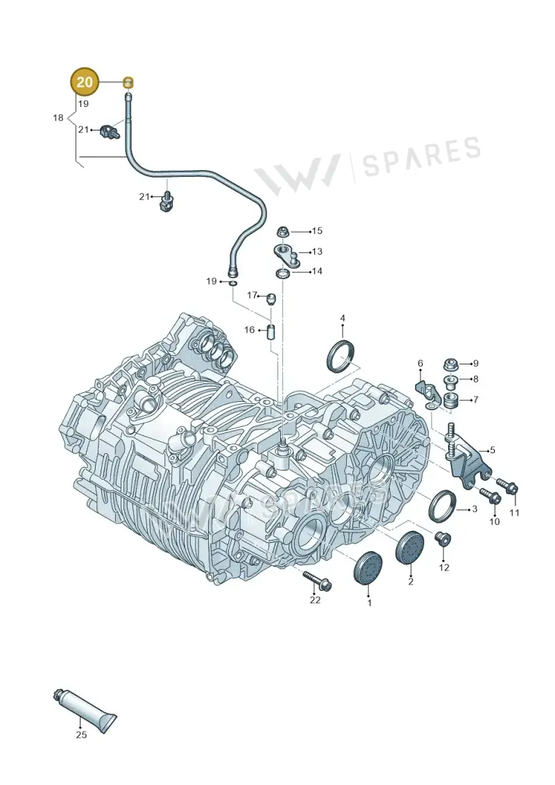 0DJ301485 — SEAT Mii electric (2020-2021) diagram 899305020, position 20