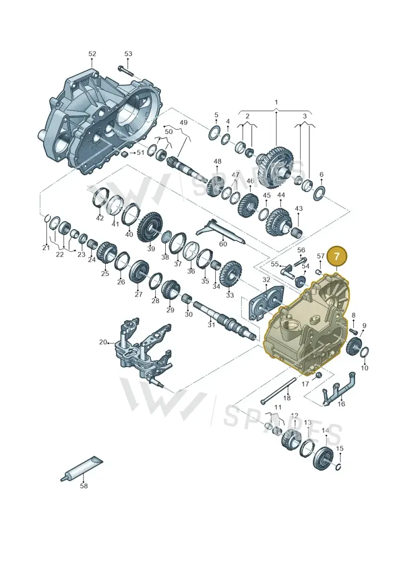 0DQ301103E — SEAT Ibiza FR (2017-) diagram 837305030, position 7