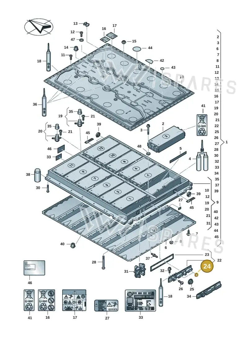 0Z1915433C — SEAT Tavascan Cupra (2023-) diagram 082915051, position 24