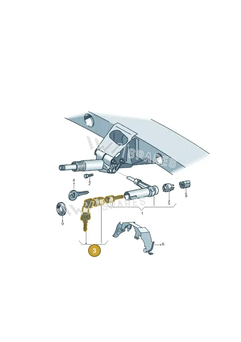 107905855CH — SEAT IBIZA                  06> (2005-) diagram 071115000, position 3