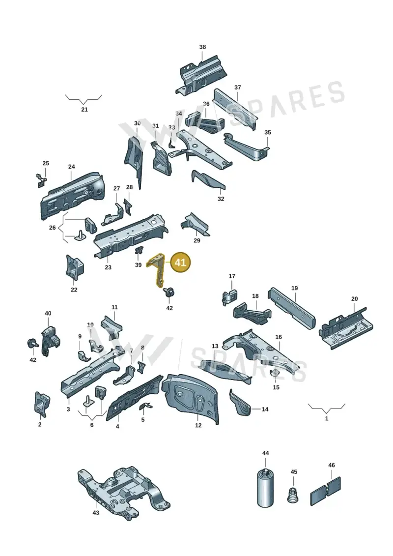 10A803714 — SEAT Tavascan Cupra (2023-) diagram 10s803000, position 41