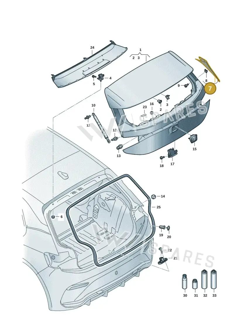 10A827940A041 — SEAT EBoost CUPRA (2021-) diagram 10s827000, position 7