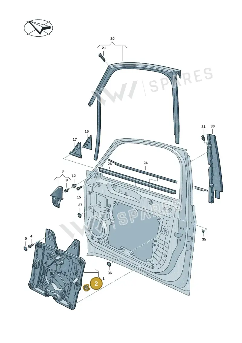 10A837485A — SEAT EBoost CUPRA (2021-) diagram 10a837500, position 2