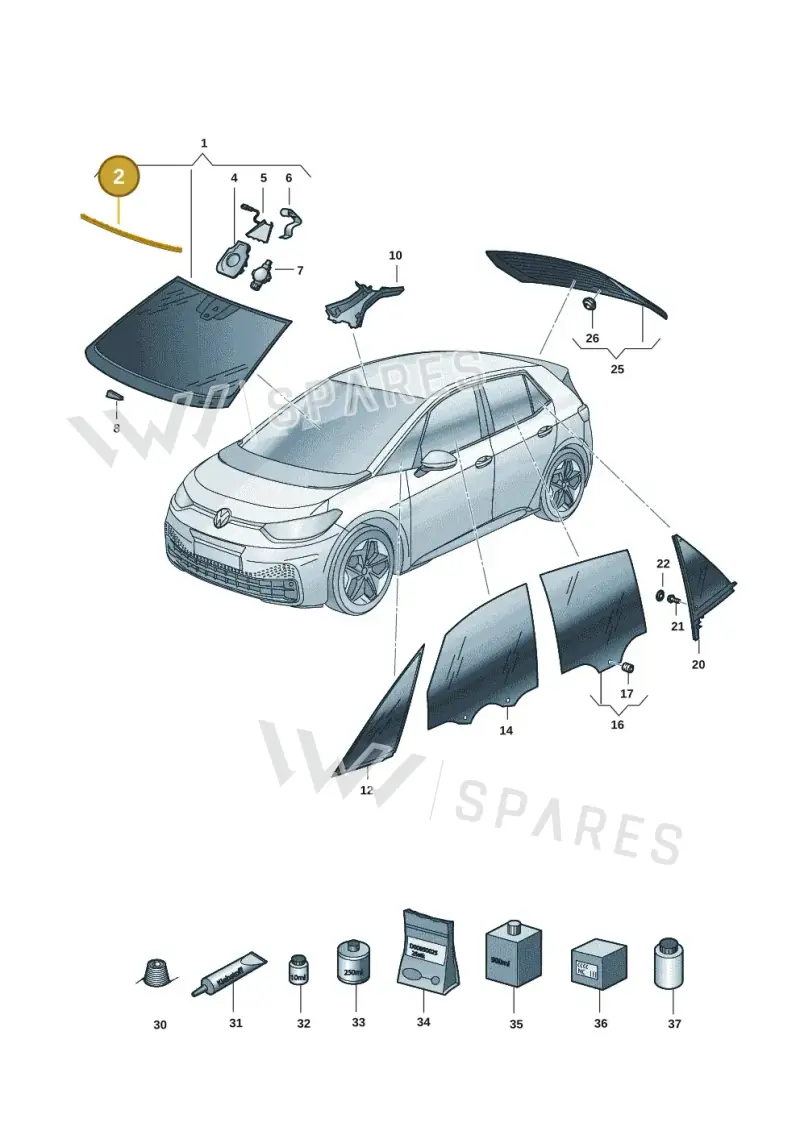 10A845132 — SEAT EBoost CUPRA (2021-) diagram 10a845000, position 2