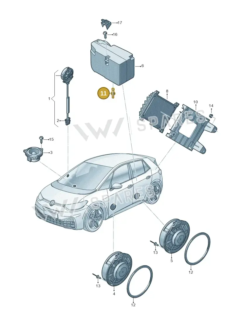 10A971497 — SEAT EBoost CUPRA (2021-) diagram 10a035035, position 11