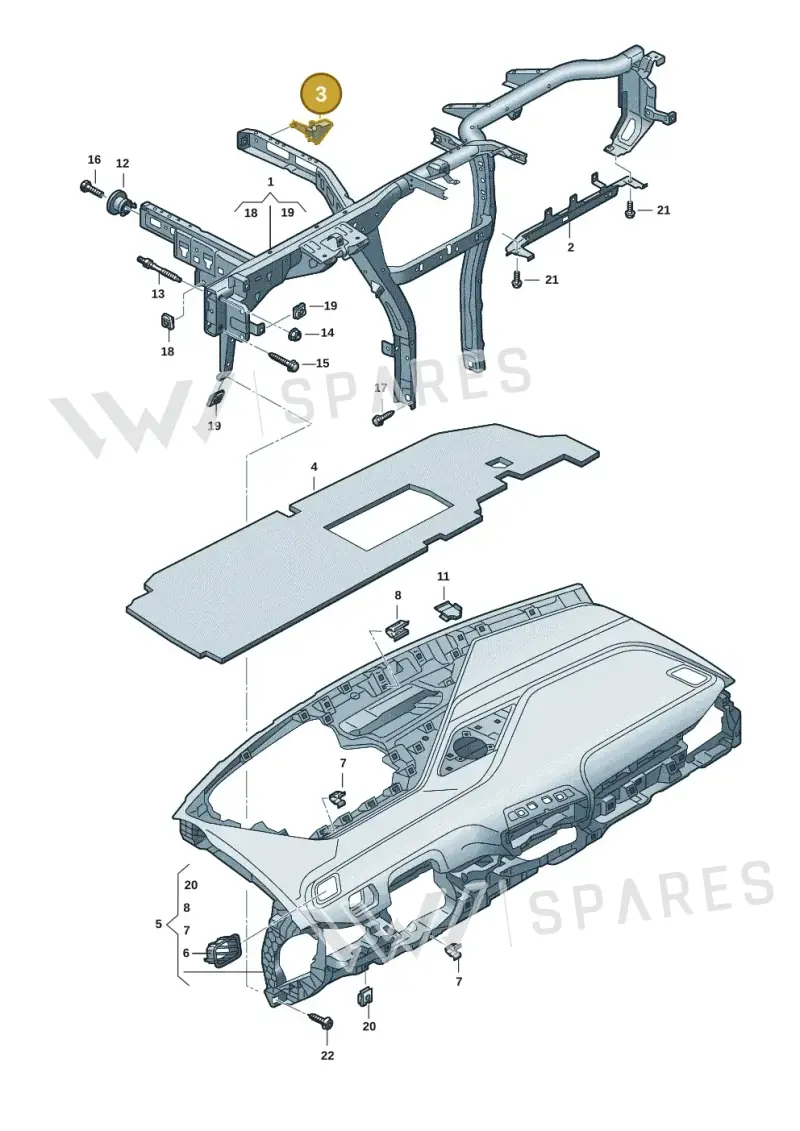 10H858029 — SEAT EBoost CUPRA (2021-) diagram 10a857000, position 3