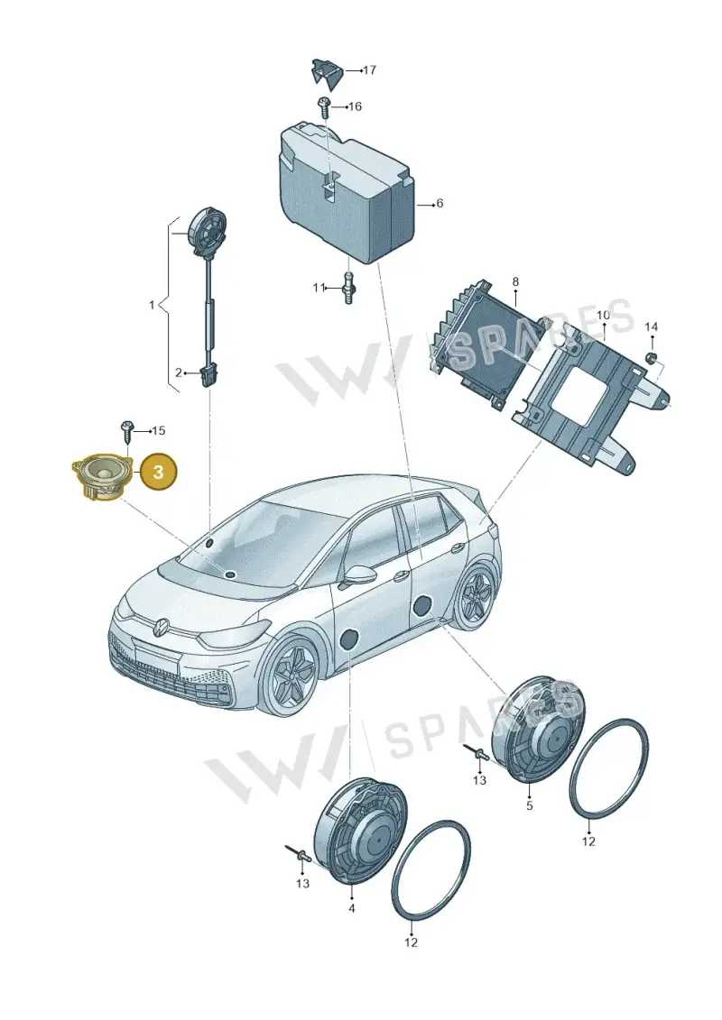 11A035415 — SEAT EBoost CUPRA (2021-) diagram 10a035035, position 3