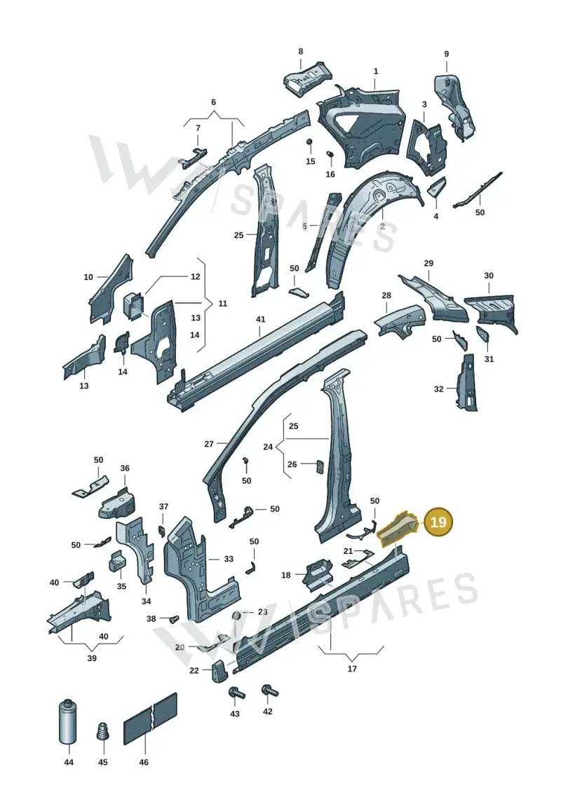 11A809416 — SEAT Tavascan Cupra (2023-) diagram 20h809000, position 19