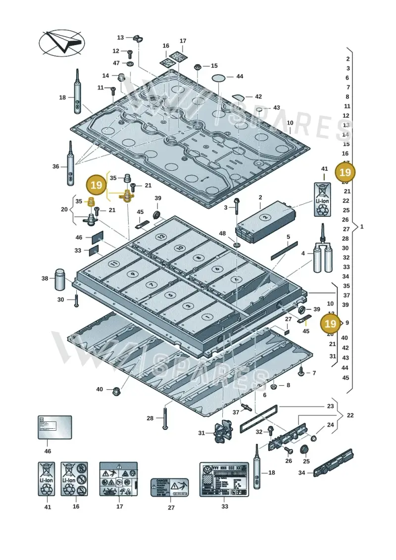 11D915472 — SEAT CUPRA Tavascan (2023-) diagram 082915051, position 19