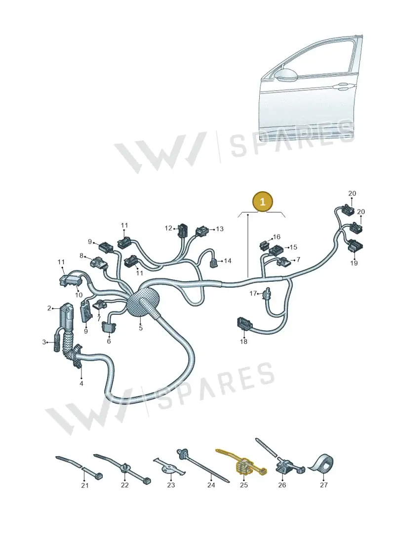 11G970401 — SEAT CUPRA Tavascan (2023-) diagram 20h972033, position 1