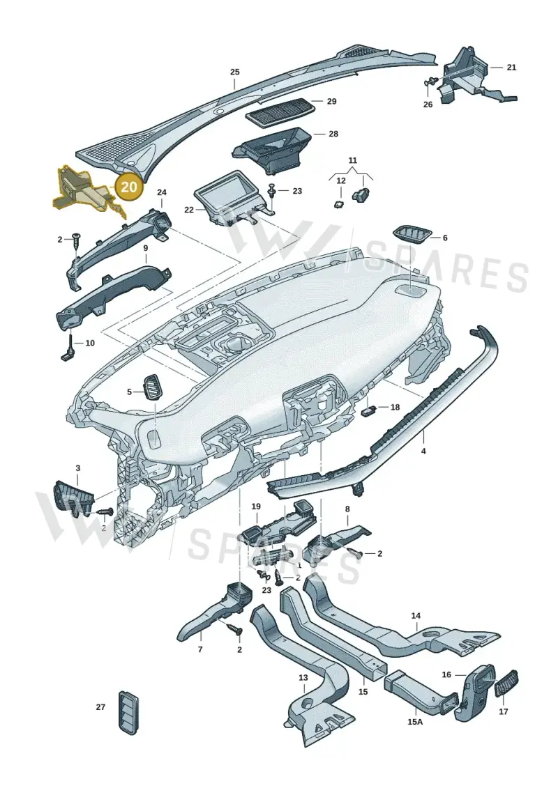 11H819335A9B9 — SEAT CUPRA Tavascan (2023-) diagram 20h819300, position 20