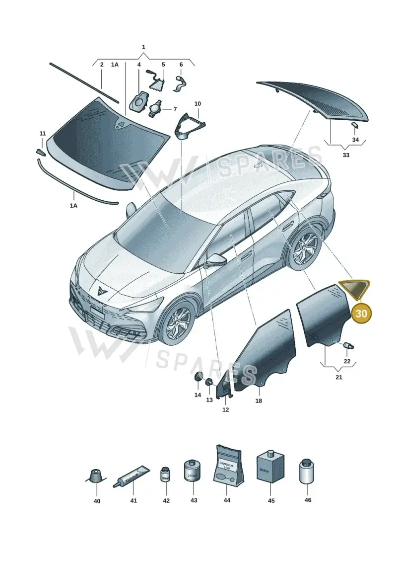 11H845300BNVB — SEAT CUPRA Tavascan (2023-) diagram 20h845000, position 30