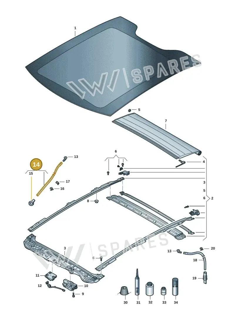 11H877201 — SEAT CUPRA Tavascan (2023-) diagram 20h877000, position 14