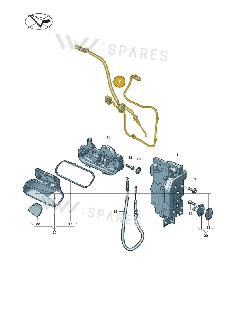 11H972295B — Volkswagen ID.UNYX (2024-) diagram 11a837000, position 7