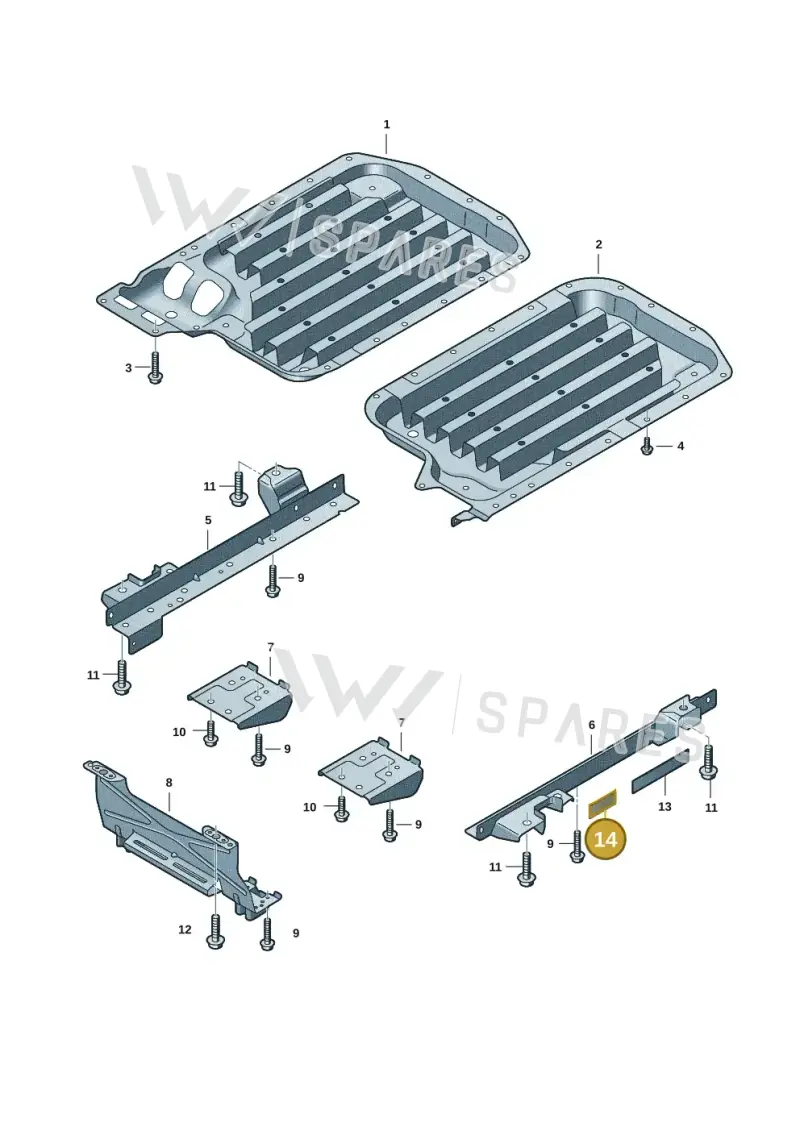 12E010001B — SEAT Formentor TSI CUPRA (2020-) diagram 571915551, position 14