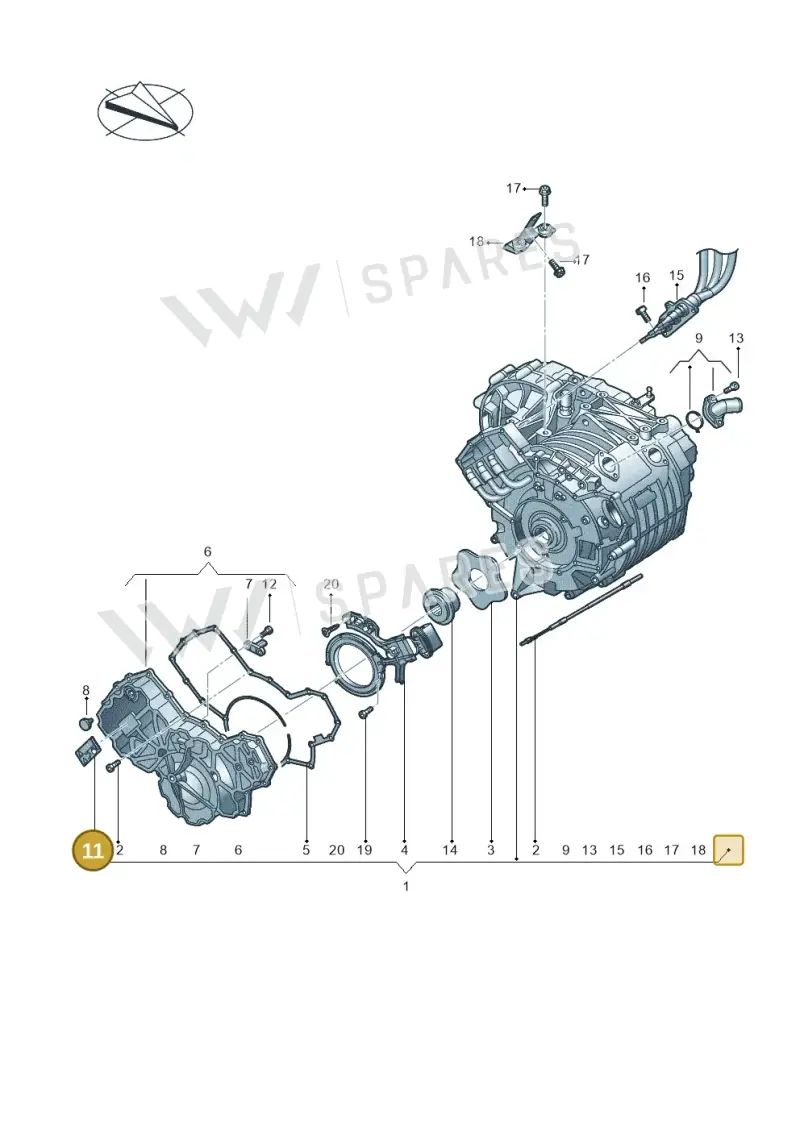 12E010001B — SEAT Mii electric (2020-2021) diagram 774901002, position 11
