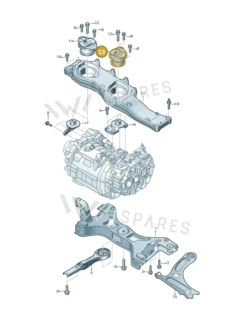 12E199555A — SEAT Mii electric (2020-2021) diagram 772199200, position 13