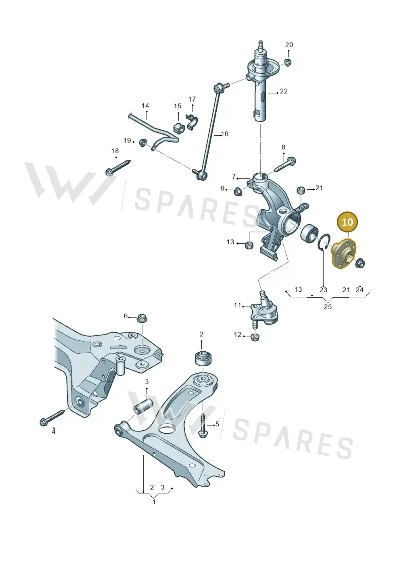 12E407615B — SEAT Mii electric (2020-2021) diagram 723407000, position 10