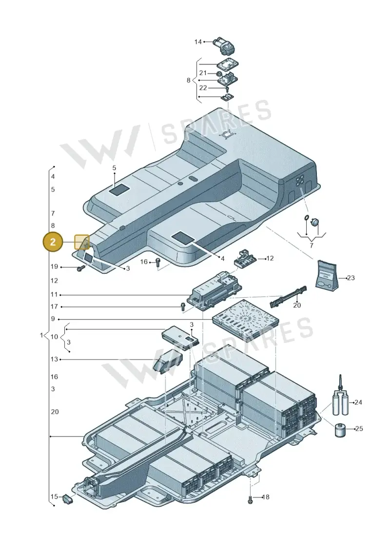 12E804841J — SEAT Mii electric (2020-2021) diagram 899915055, position 2