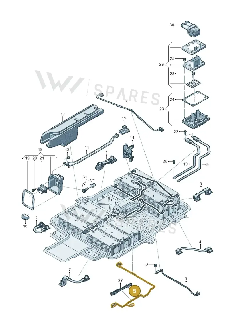 12E915154E — SEAT Mii electric (2020-2021) diagram 899915075, position 5