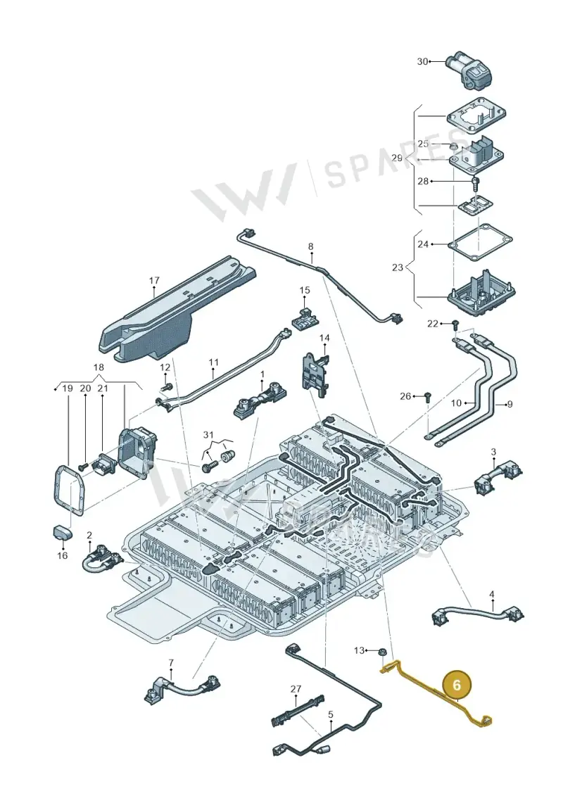 12E915154F — SEAT Mii electric (2020-2021) diagram 899915075, position 6